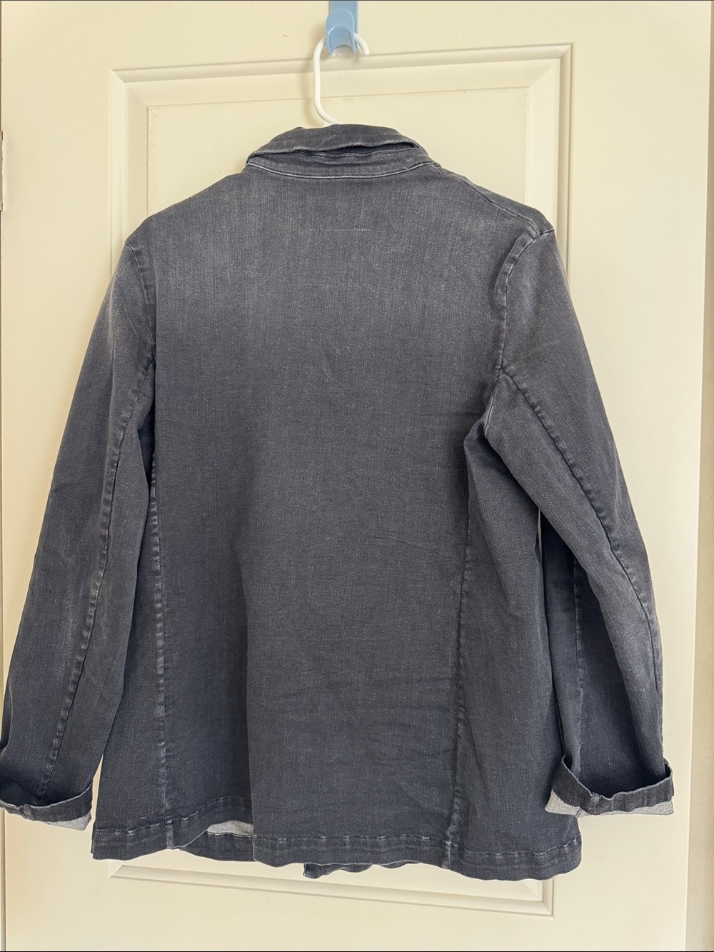 Frank & Eileen women’s Black Double-Breasted Cotton Peacoat 🖤🖤🖤 - Picture 6 of 7